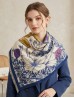 Floral Design Blanket Scarf